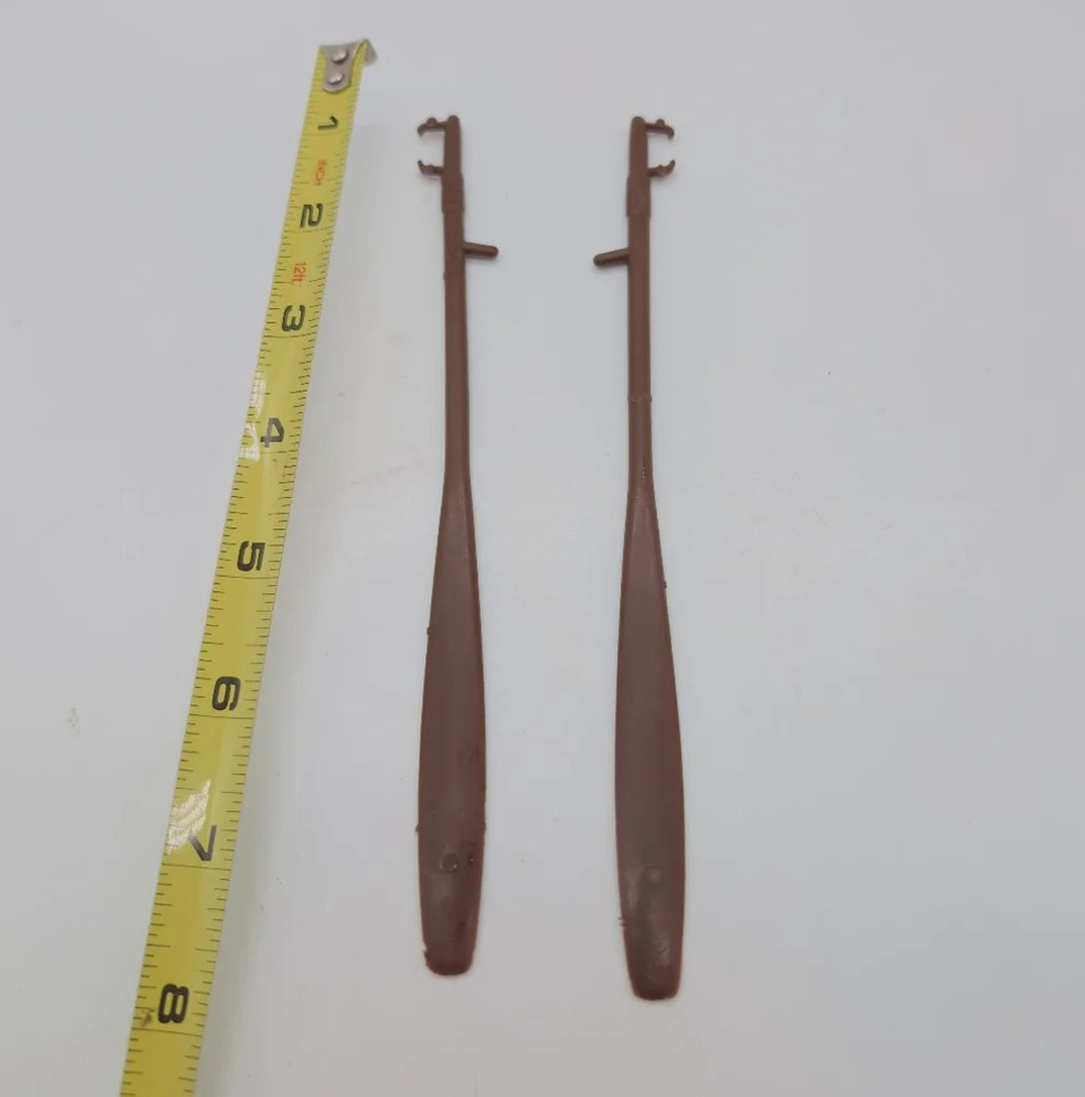 Vintage GI JOE Adventure Team brown oar rowing set - Picture 2 of 2